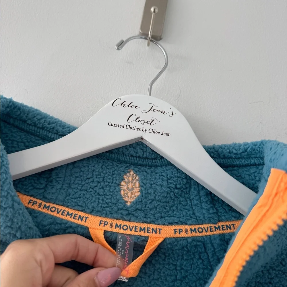 FREE PEOPLE Mountain High Half Zip Fleece S
